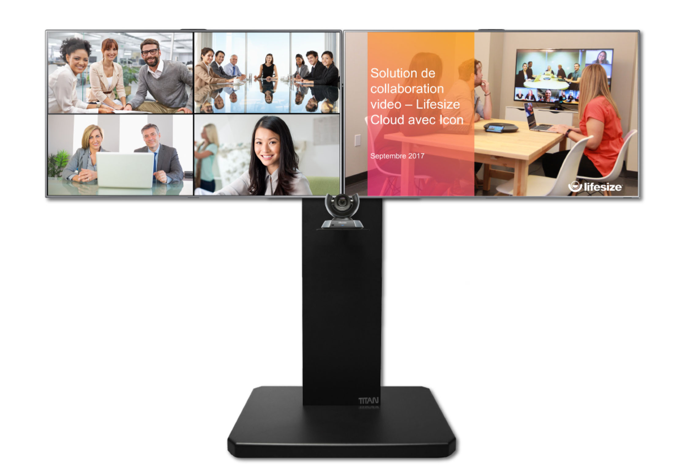 DWRPO TITAN support double écrans