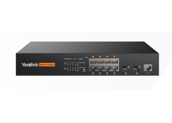 Yealink RCH80  - Commutateur AV réseau PoE+ de 8 ports