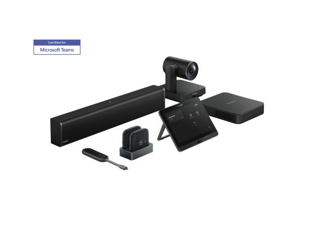 Yealink MVC640-C4-F13 - 1x McoreKit-C4 (avec McorePro et MTouch E2), 1x UVC84, 2x CPW65, 1x WPP30, 1x MSpeaker II