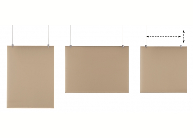 Caimi Baffle Oversize Ceiling - Gamme de panneaux acoustiques plafond Caimi Baffle Oversize Ceiling - Gamme de panneaux acoustiques plafond