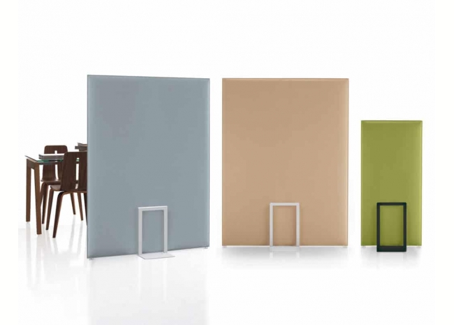 Caimi Pli Oversize Floor - Gamme de panneaux acoustiques à poser type paravent