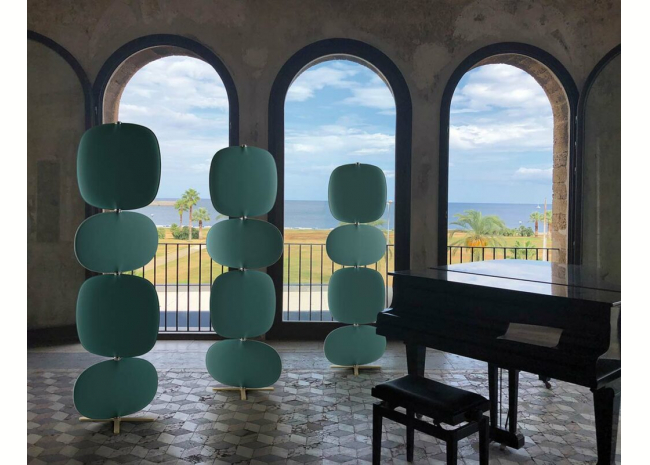 Caimi Snowgems Totem - Gamme de panneaux acoustiques à poser type totem