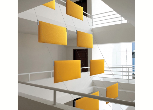 Caimi Tra Ceiling - Gamme de panneaux acoustiques plafond