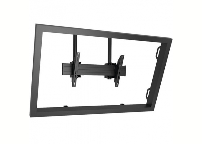 Chief XCM7000 - Fusion Ceiling Series - Support plafond X-Large à double colonne mode paysage inclinable pour écrans de 55