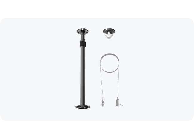 Kit de montage au plafond pour CM20 (1 montage plafond + 1 montage plafond ajustable + 1 montage suspension)