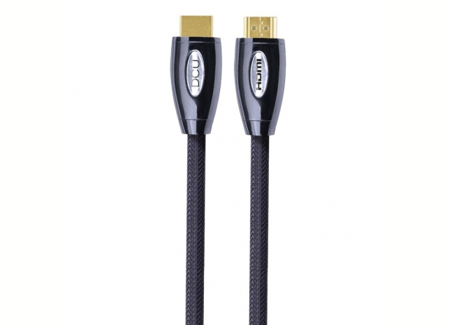DCU Tecnologic Câble HDMI M/M 2.0 Metal Premium - Noir