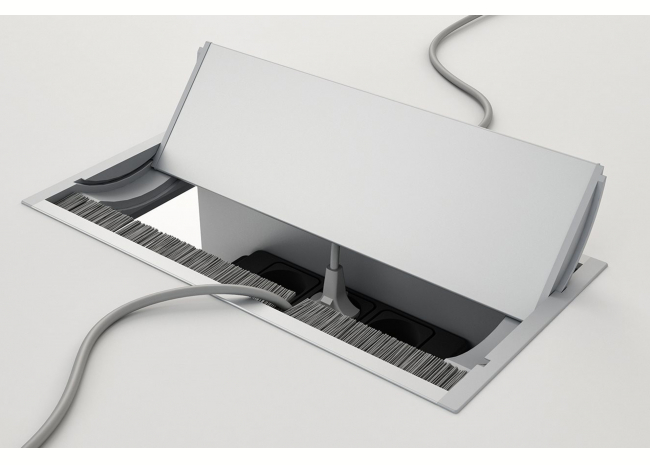 Digitel Conference Mid-Double - Boitier de connexion 5 x 220V, 4 x LAN, 1 x HDMI, 1 x USB3, 1 x VGA - Blanc Digitel Conference Mid-Double - Boitier de connexion 5 x 220V, 4 x LAN, 1 x HDMI, 1 x USB3, 1 x VGA - Blanc