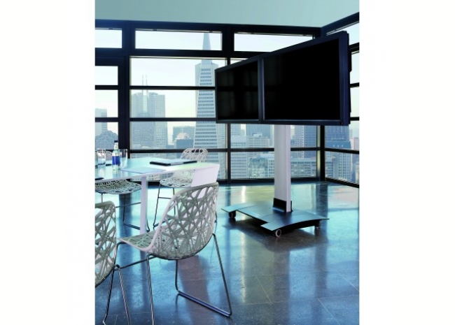 XPO - Colonne mobile grand socle aluminium 