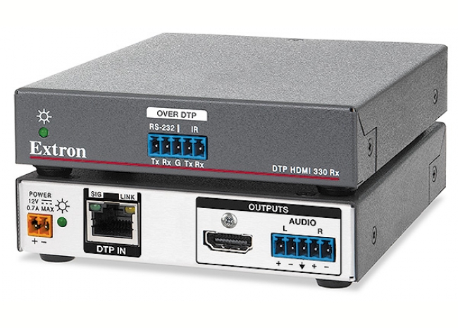Extron DTP HDMI 4K 330 Rx - Récepteur DTP HDMI - Compatible HDBaseT 