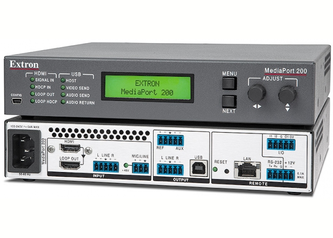 Extron MediaPort 200 - Passerelle HDMI et audio vers USB avec scaler