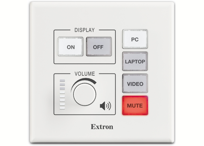 Extron MLC Plus 100 - Contrôleur Ethernet MediaLink Plus mural à 2 gangs Extron MLC Plus 100 - Contrôleur Ethernet MediaLink Plus mural à 2 gangs