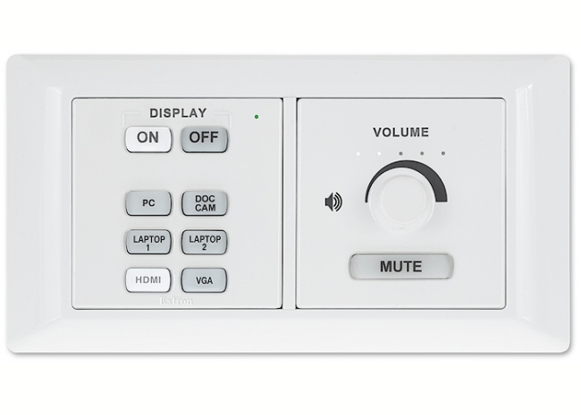 Extron MLC Plus 84 EU - Contrôleur Ethernet MediaLink Plus mural à 2 gangs