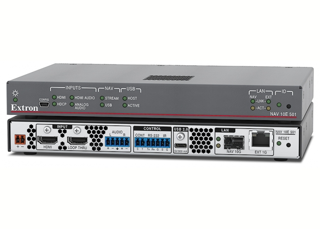 Extron NAV 10E 501 - Encodeur AV Pro sur IP 10G - HDMI, Ethernet et USB