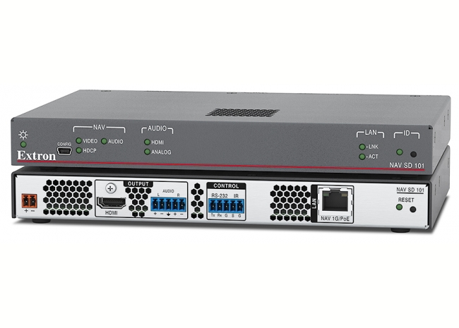 Extron NAV SD 101 - Décodeur AV Pro sur IP 1G avec scaler - HDMI
