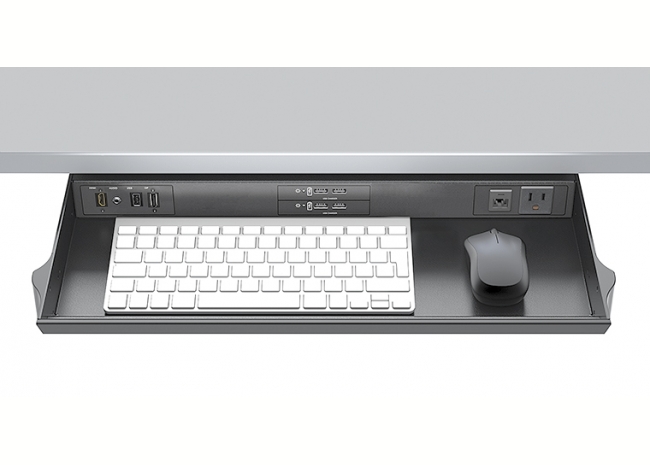 Extron Tiroir Cable Cubby - Tiroir sous table pour 4 modules AAP