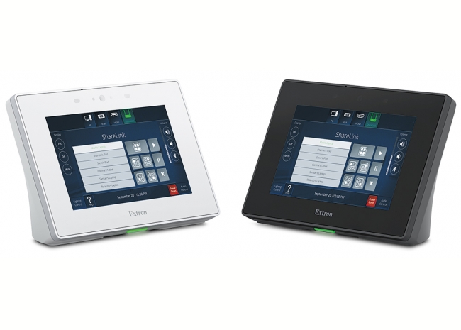 Extron TLP Pro 525T - Écran tactile de contrôle TouchLink Pro 5'' à poser sur table - Noir ou Blanc