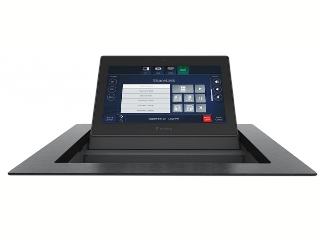 Extron TLP Pro 725C - Écran tactile de contrôle TouchLink Pro 7'' en cable cubby - Noir