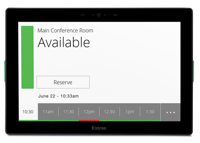 Extron TLS 1025M - Écran tactile de réservation de salles 10'' mural 