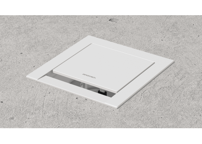 Panconnect MOVE M avec clapet de fermeture - coloris blanc avec 3 prises 220V et 1 port USB-C/A