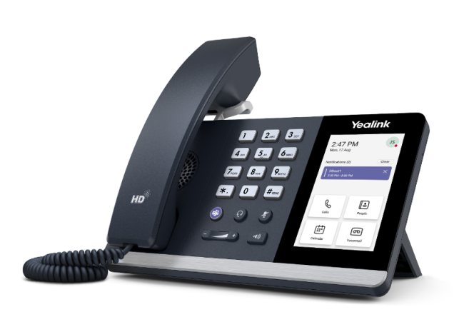 Yealink MP54-Teams - Téléphone certifié Teams avec écran tactile 4