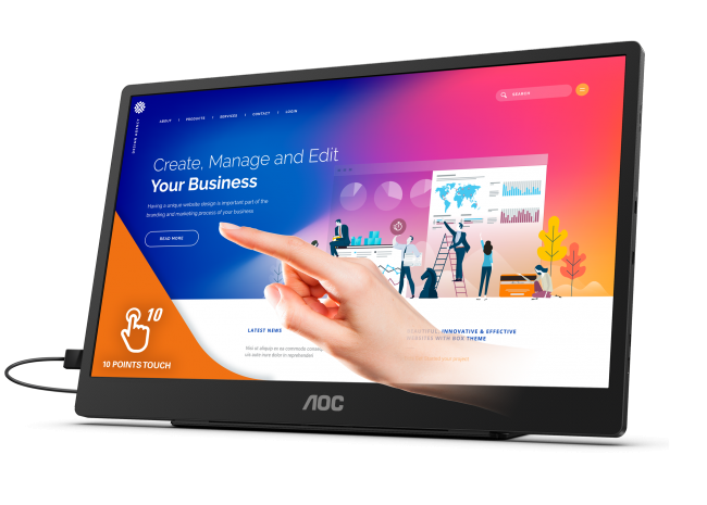 PHILIPS Gamme Style 16T2 - Moniteur LCD 16''