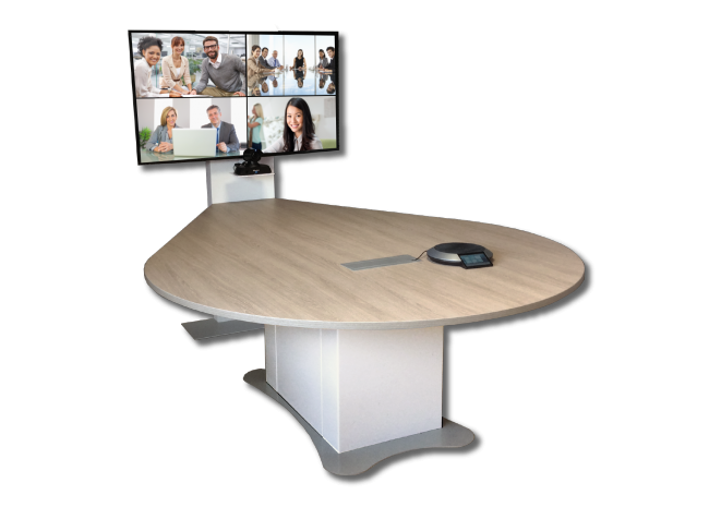 DWPRO Stilla - Table de Réunion et de Visioconférence 4 à 6 personnes