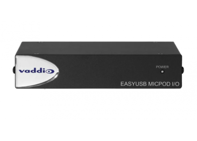 Vaddio EasyUSB MicPOD I/O - Interface microphones 4x4 avec AEC