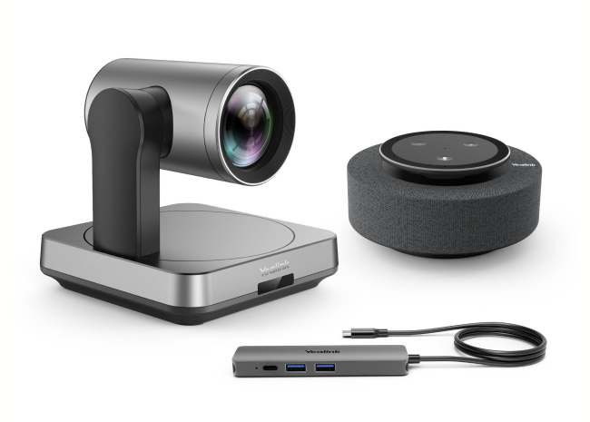 Yealink UVC84-BYOD-050 - Kit de réunion USB pour moyennes salles - UVC84, MSpeech, BYOD Box Yealink UVC84-BYOD-050 - Kit de réunion USB pour moyennes salles - UVC84, MSpeech, BYOD Box