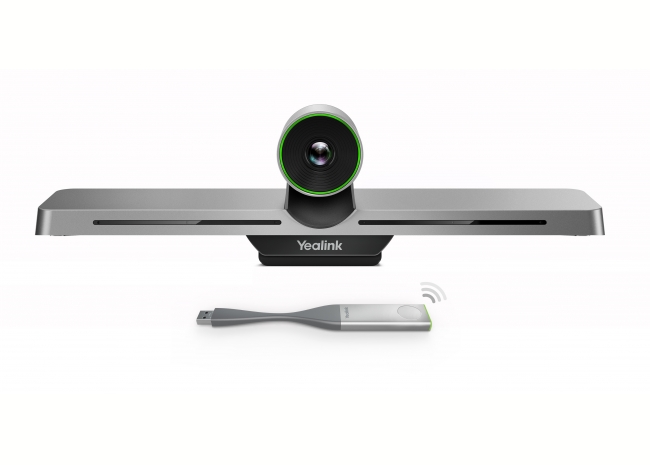 Yealink VC200 + WPP20 - Caméra fixe 4x, 6 microphones à faisceaux - Full-HD - Simple écran - Dongle de Partage de Contenu WPP20
