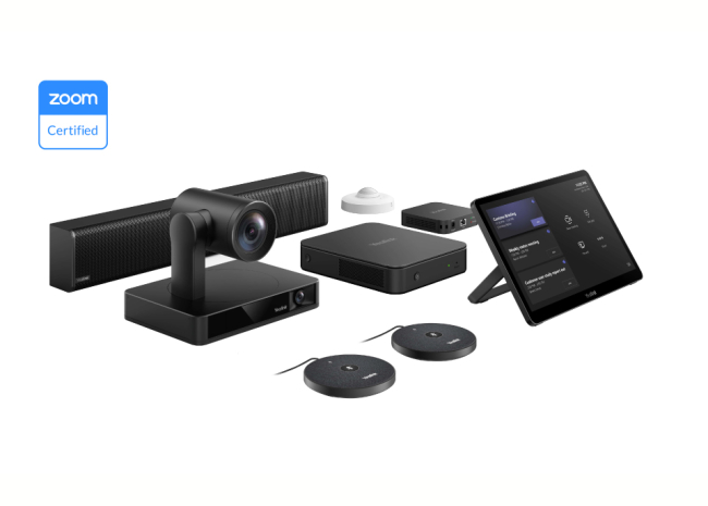 ZVC860-C5-710 composé de  : 1xMcoreKit-C5 (avec MCore Pro MS , MTouch Plus et RoomSensor) - 1xUVC86 - 1xMSpeaker - 1xWPP30 - 2xVCM35 - 1xRCH40