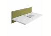 Caimi Snowfront Desk - Gamme de panneaux acoustiques pour bureaux