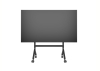 Support mobile pour écran de 50 à 86 pouces VESA jusqu'à 800 x 600 mm. Option possible pour étendre la compatibilité jusqu'à 100 pouces.