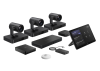Kit comprenant le mini-PC MCore 4, l'écran tactile MTouch Plus, la SmartVision 80, l' AVHub, le commutateur  RCH40 E2, le RoomSensor et le BYOD-Extender